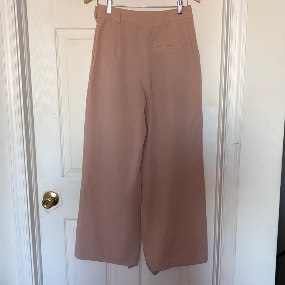 ASOS Pink Wide Leg Trouser Pants Size 6 - Picture 2 of 6